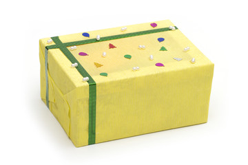 gift on the white background