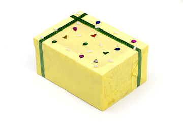 gift on the white background