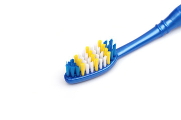 toothbrush on the white background