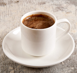 cup with coffee, breakfast coffee