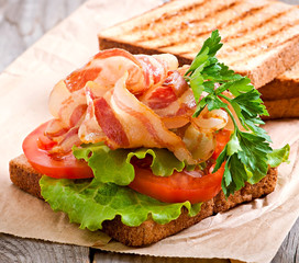 hot big sandwich