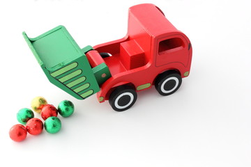Naklejka premium Camion en action