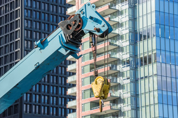 Naklejka premium Construction crane