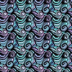 Seamless wave pattern