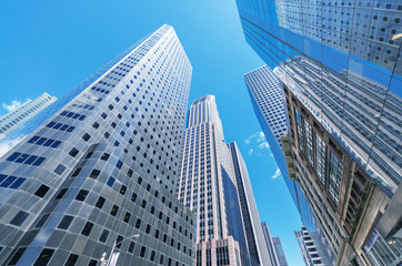 Fototapeta na wymiar Buildings and skyline of Manhattan. New York City - USA