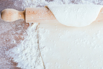 Making homemade dough