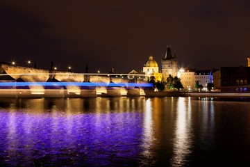 Fototapeta na wymiar Charles Bridge in Prague, Czech Republic 