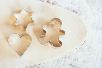 Baking fresh sugar cookies