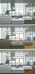 moderne Wohnung Interieur Design