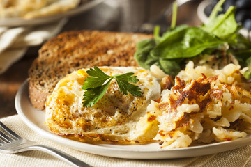 Organic Homemade Fried Eggs