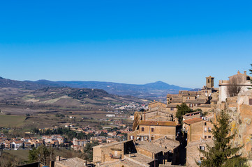 Obraz premium view of Orvieto and Val di Chiana