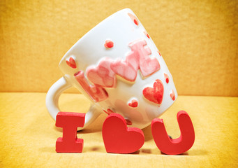 A cup of love with 