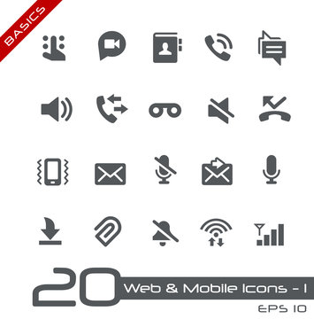 Web & Mobile Icons-1 -- Basics