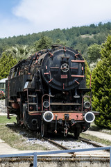 Ausgemusterte Dampflokomotive
