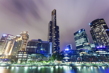 Skyscrapers in Southbank precinct of Melbourne, Australia