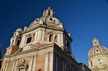 Fototapeta premium Church of Santa Maria di Loreto in Rome