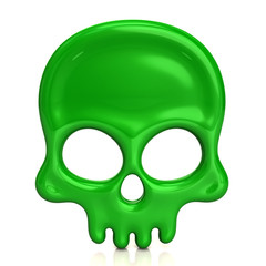 Green skull icon