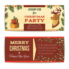 Christmas banners horizontal
