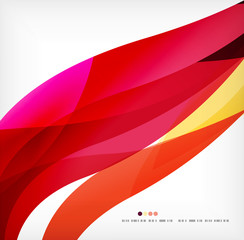 Business wave corporate background