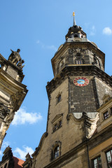 Dresden Triangulationssäule Schlossturm