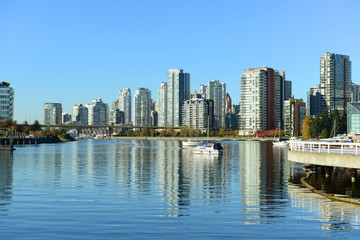 Vancouver high rise apartment at False Creek, Vancouver, BC