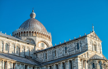 Obraz premium Pisa, Tuscany. Detail of Cathedral in Square of Miracles