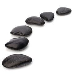 Zen pebbles path. Spa and healthcare concept.