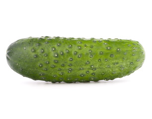 Cucumber vegetable  isolated on white background cutout