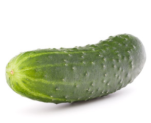 Cucumber vegetable  isolated on white background cutout