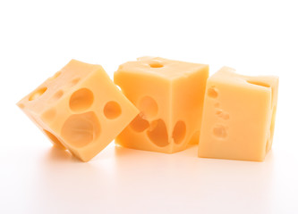 cheese isolated on white background cutout