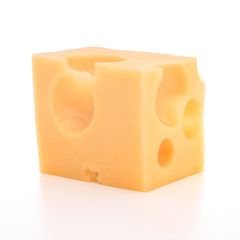 cheese isolated on white background cutout