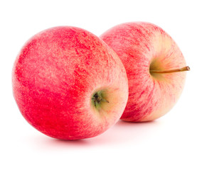 Red apple isolated on white background cutout