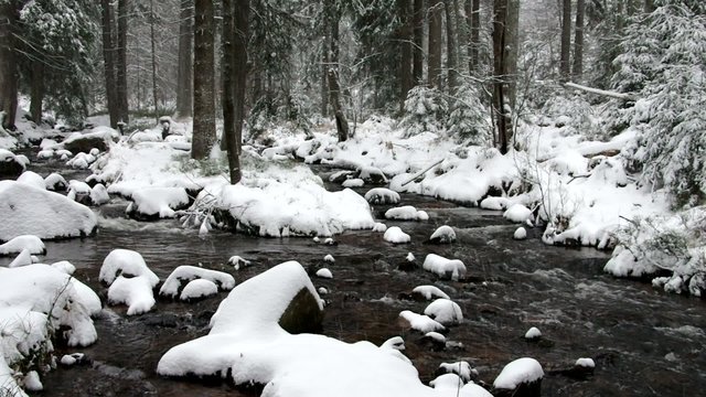Bodewasserfall Winter vid 06