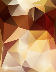 Summer sunset vector polygon geometric background
