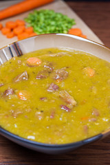 Bowl of Split Pea Soup