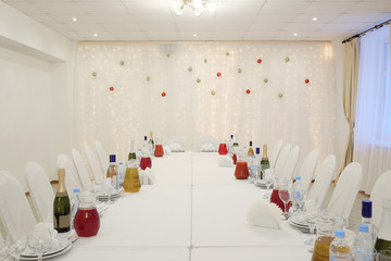 Banquet facilities table setting