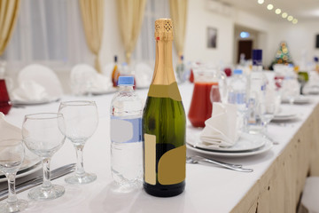 Banquet facilities table setting