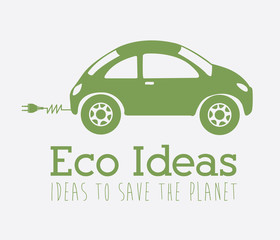 Ecology design, vector illustration.