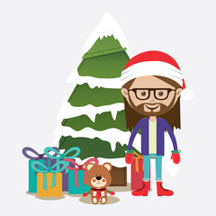 Christmas design, vector illustration.