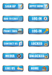 Various navigation button icons