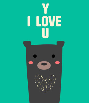 Bear love u