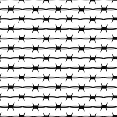 Texture with barbed wire