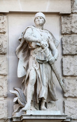 Obraz premium Viktor Tilgner: Crusader, Neuen Burg on Heldenplatz, Vienna