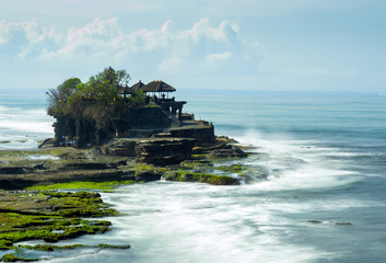 the Tanah Lot temple, in Bali island