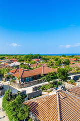 沖縄県　竹富島　なごみの塔からの風景