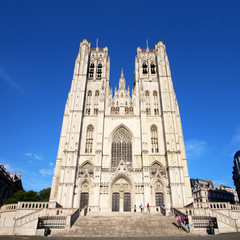 Fototapeta premium Bruxelles (belgique) - Cathédrale