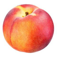 Peach. Fruit isolated on white. With clipping path