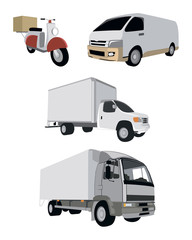 Four vehicle set