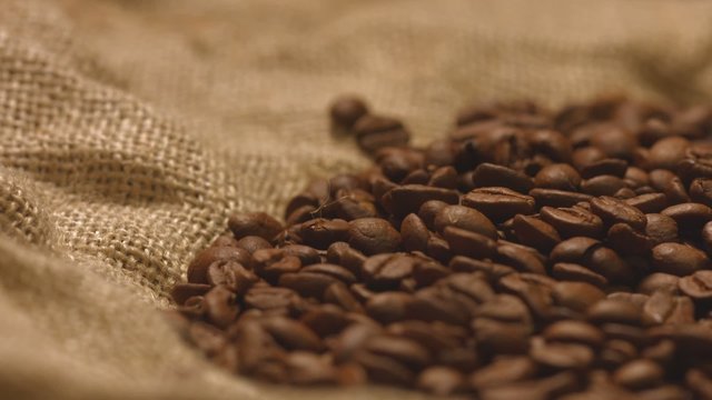 Coffee beans in the bag