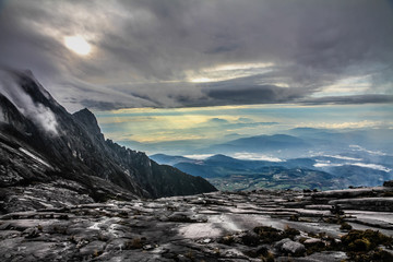 View from Mt.Kinabalu-Sabah,Borneo,Malaysia